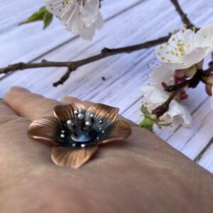 Anillo flor de cerezo